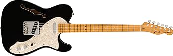 ギター Vintera II 60s Telecaster Fender Vintera II '60s Telecaster Thinline (MEX, MN) - black